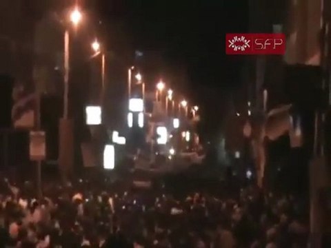 فري برس حرستا تشييع الشهيدين محمد الحلبوني و دياب الخباز 24 9 2011