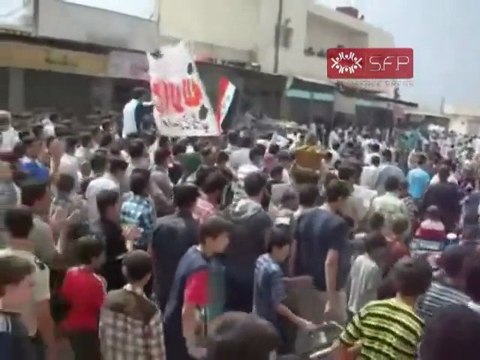 فري برس ادلب جرجناز الاربعاء مظاهرة قبل الظهر 28 9 2011