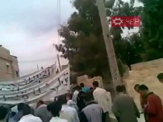 فري برس   حلب   عندان مظاهرة من مسجد حمزة 30 9 2011