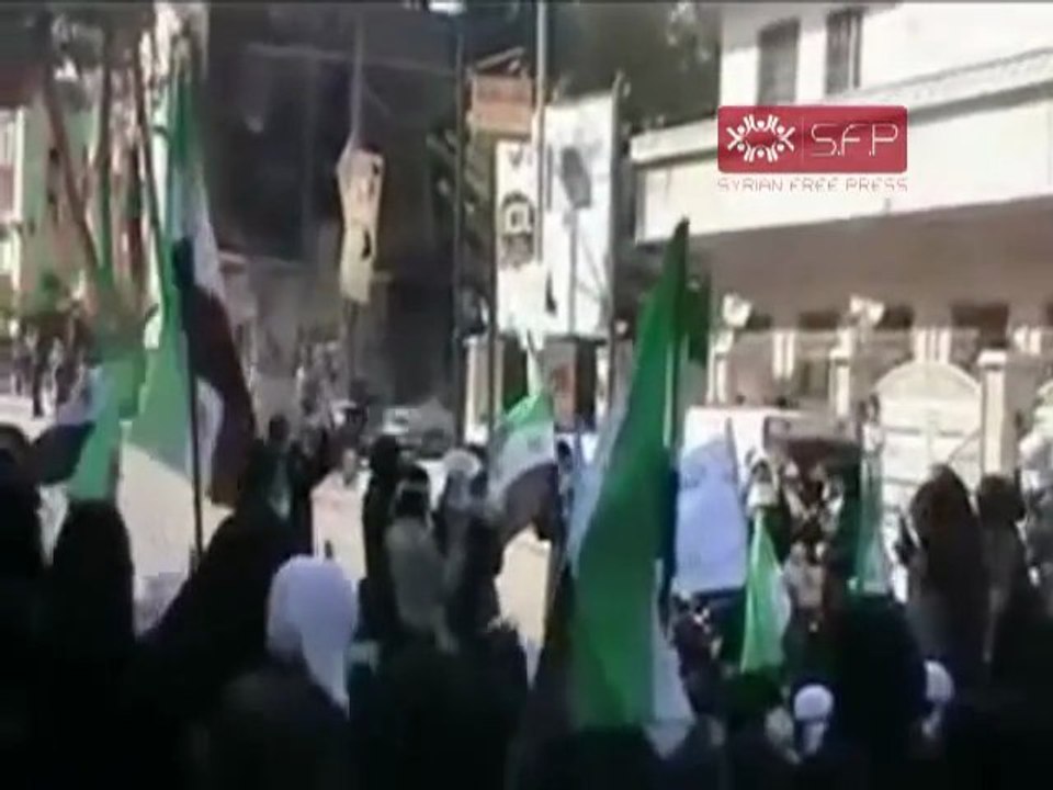 فري برس   تنسيقية نساء دوما الحرة بيان حرائر دوما في 3 10 2011