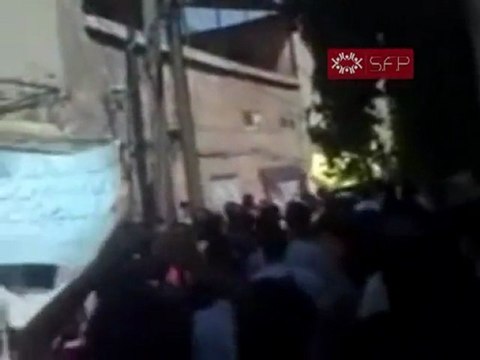 فري برس دمشق حي برزة جمعة المجلس الوطني يمثلني 7 10 2011