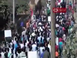 فري برس   حوران الصورة مظاهرة التضامن مع الشهيد مشعل تمو 8 10 2011