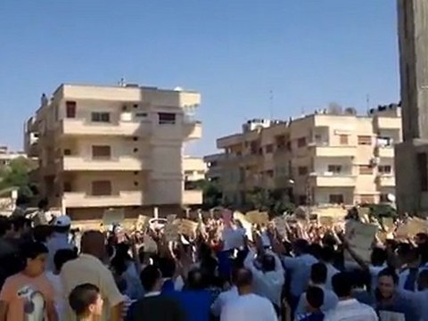 فري برس حمص الوعر مسجد الحرية 14 10 جمعة احرار الجيش ج1