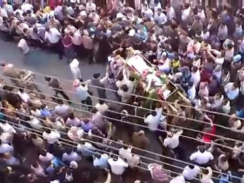 فري برس ريف دمشق دوما تشيع الشهيد البطل علاء الدين دعاس 20 10 2011 ج2