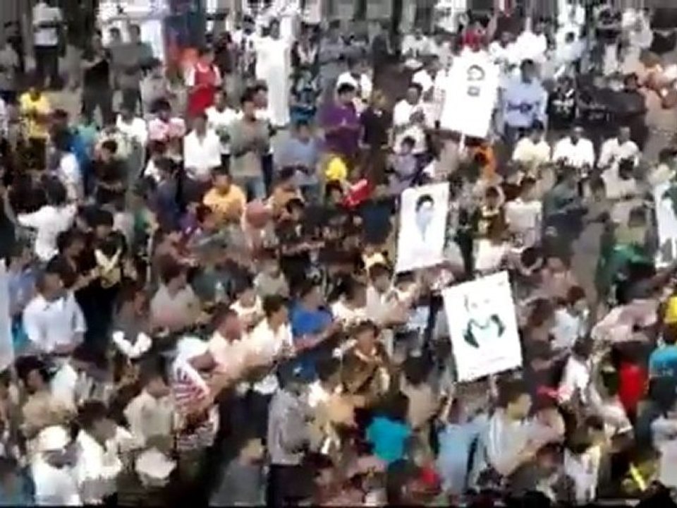 فري برس   درعا بصر الحرير مظاهرات جمعة شهداء المهلة 21 10 2011