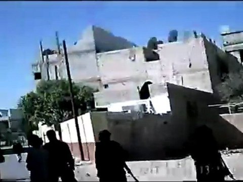 فري برس معضمية الشام انتشار الامن في الطرقات وتوقيف المارة جمعة شهداء المهلة العربية 21 10 2011