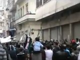فري برس   حمص جورة الشياح جمعة الله أكبر باباعمرو نحنا معاك 4 11 2011