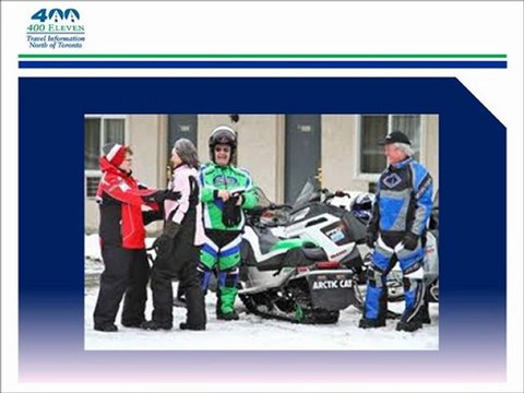 Snowmobiling in Central Ontario - North of Toronto