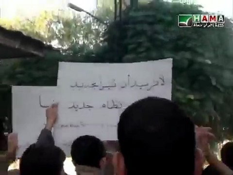 فري برس مظاهرة في حي جنوب الملعب أول أيام عيد الأضحى 6 11 2011