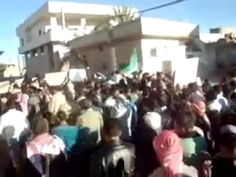 فري برس ادلب رام حمدان مظاهرات ثاني أيام عيد الاضحى المبارك 7 11 2011