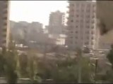 فري برس   مدرعة شيلكا تقصف بابا عمرو   حمص المحتلة 7 11 2011