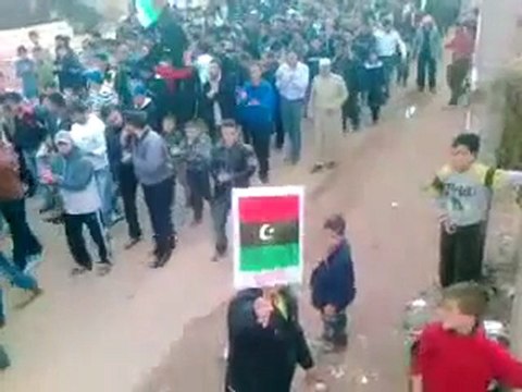 فري برس حوران ناحته مظاهرة جمعة تجميد العضوية 11 11 2011