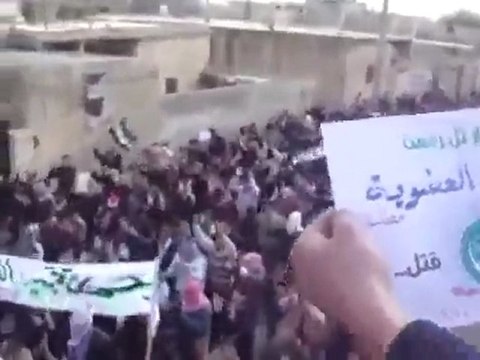 فري برس تل رفعت مظاهرة تجميد العضوية 11 11 2011 ج1