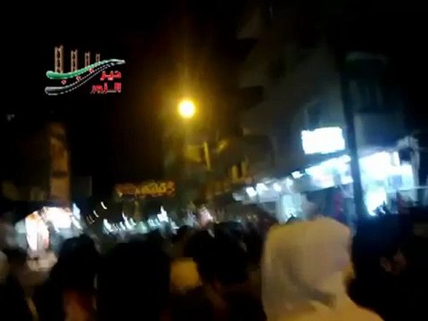 فري برس ديرالزور مسائية حي الجبيلة مع المطالبة بالحماية الدولية للمدنيين 12 11 2011