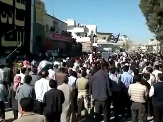 Download Video: فري برس   حوران انخل مظاهرة حاشدة ردا ع المسيرات 13 11 2011