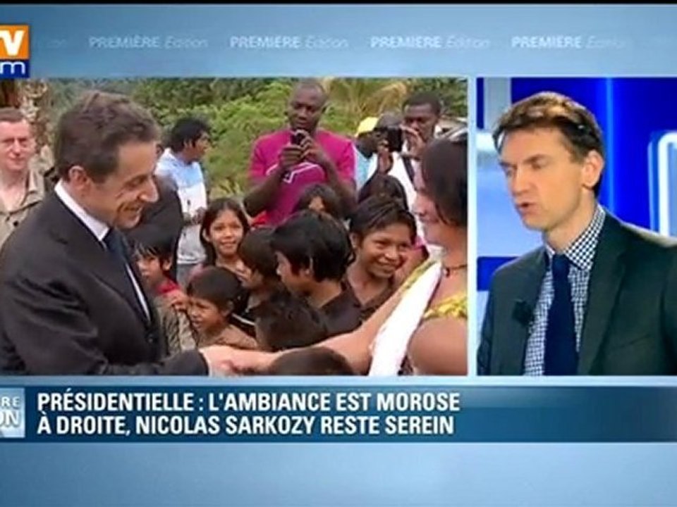 2012 : si l'ambiance est morose à droite, Nicolas Sarkozy reste serein