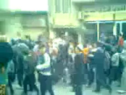 فري برس قطنا ريف دمشق مظاهرة طلابية في ثلاثاء فجر الحرية 15 11 2011
