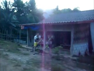 Sur les routes de Vang Vieng le 6.1.12