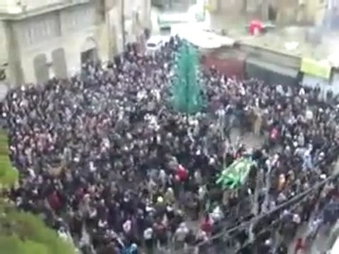 فري برس الزبداني ريف دمشق تشييع الشهيد محمد برهان 16 11 2011 ج1