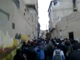 فري برس   دمشق   برزة   مظاهرة طلابية عفوية 17 11 2011