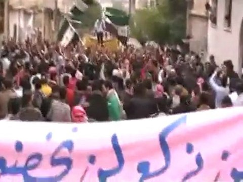 فري برس حماة مظاهرات حي الحميدية جمعة طرد السفراء 18 11 2011