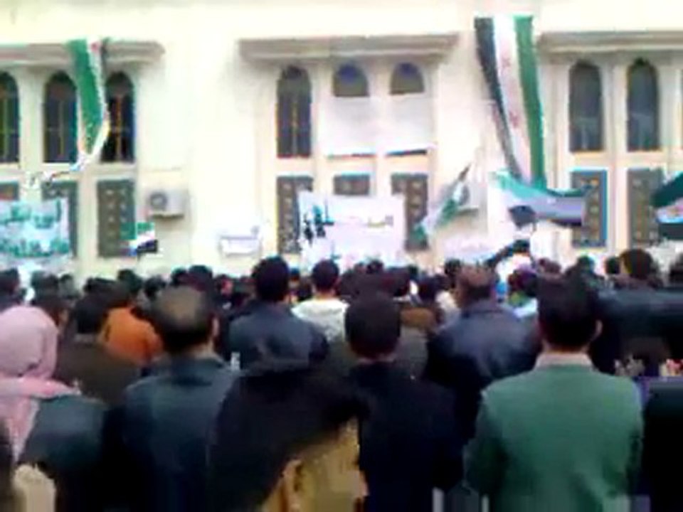 فري برس   حمص   حسياء   مظاهرة الاحرار في جمعة طرد السفراء 18 11 2011