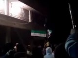 فري برس   حمص الميدان مظاهرة مسائية ما منركع إلا لله 18 11 2011