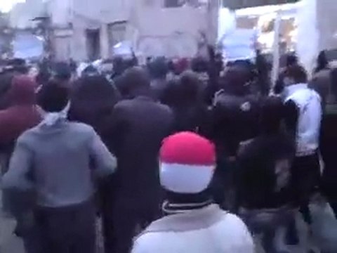 فري برس دمشق مظاهرة المزة جمعة طرد السفراء 18 11 2011