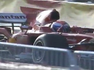 Autosital - Marc Gené en démonstration à Doha au volant de la Ferrari F2008