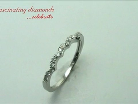 Round Cut Diamond Wedding Anniversary Band Prong Setting