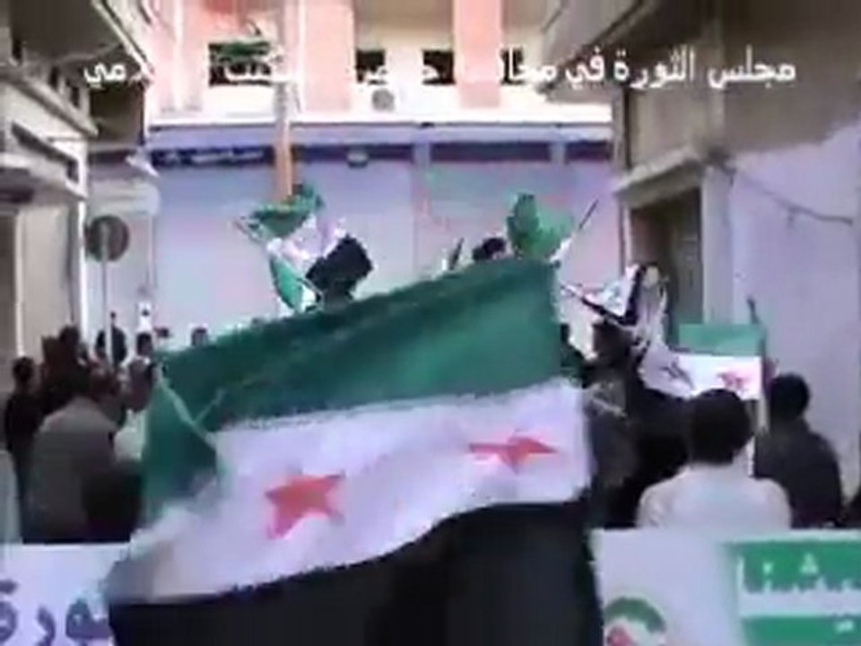 فري برس   ماتت قلوب الجيش في المظاهرة اليوميو في باب السباع يقودها طفل حر 23 11 2011