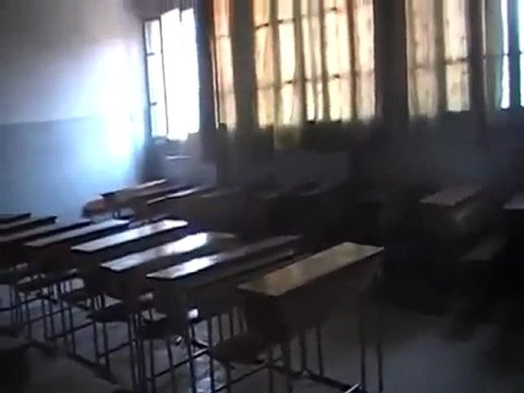 فري برس ادلب اضراب عام في مدرسة المتنبي 29 11 2011