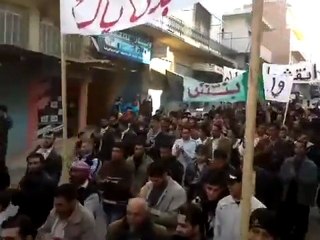 فري برس   مظاهرات مدينة بنش 27 11