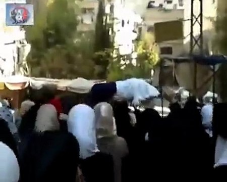فري برس ريف دمشق التل مظاهرة حرائر التل 27 11 2011