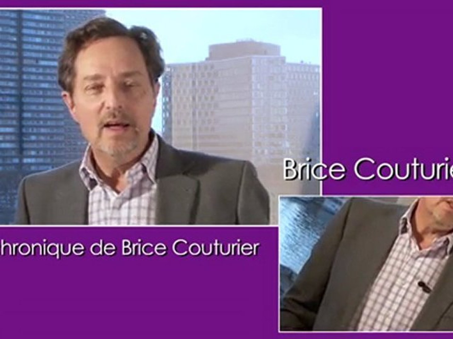 La chronique de Brice Couturier - Vidéo Dailymotion