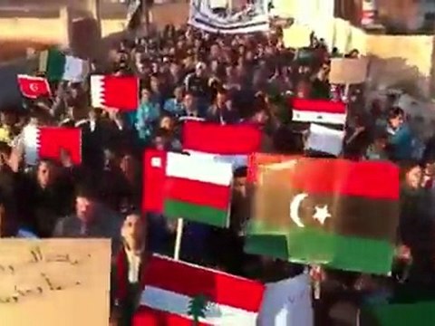 فري برس ادلب ‫تفتناز المحاصرة الاثنين 28 11 2011 ج1