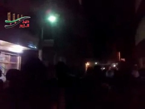 فري برس دير الزور مظاهرة مسائية حي الجبيلة 28 11 2011