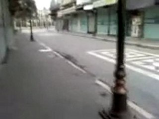 فري برس   حمـاة    شارع إبن الرشد   22 1 2012