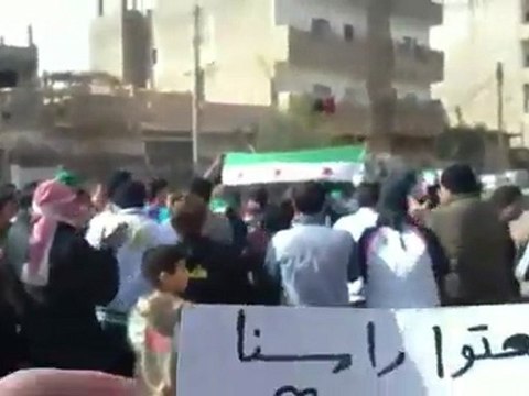 فري برس ديرالزور جمعة معتقللي الثورة جامع عثمان بن عفان حي المطار 20 1 2012