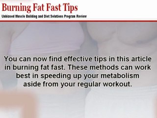 Effective And Fastest Way To Burn Fat