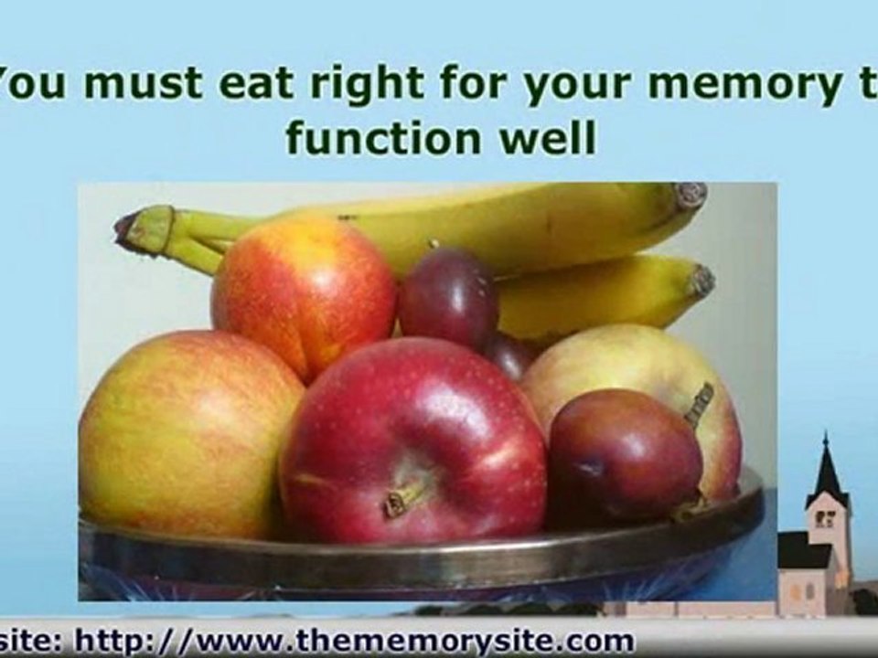 Improve Your Memory by Eating Right