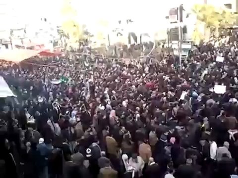 فري برس ريف دمشق دوما تشيع الشهيد البطل ياسين كمال الريحاني 24 1 2012 ج2