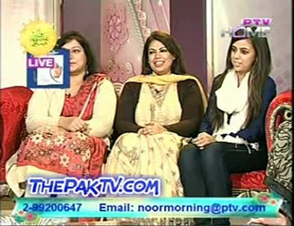 Noor Morning Show By PTV Home - 26th January 2012-Prt 4