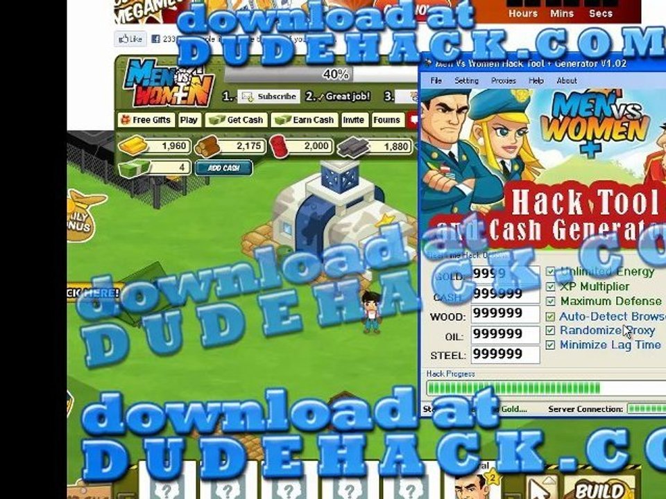 Men Vs Women Cheat 2012 (Working Men Vs Women Cheats Gold/Cash + More) Men Vs Women Facebook Cheats V1.02