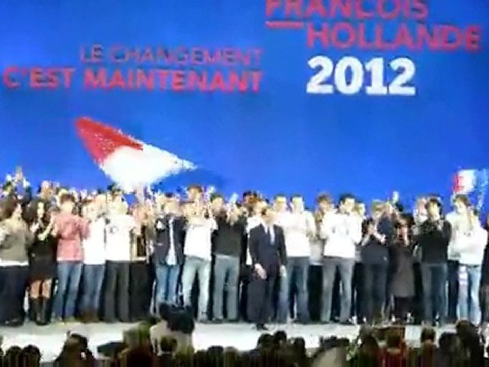 François Hollande Meeting du Bourget 2012  01