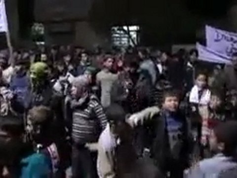 فري برس إدلب سرمين مظاهرة مسائية 29 11 2011