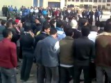 فري برس   درعا   مظاهرة طلاب ثانوية الفالوجي الأحرار 30 11 2011