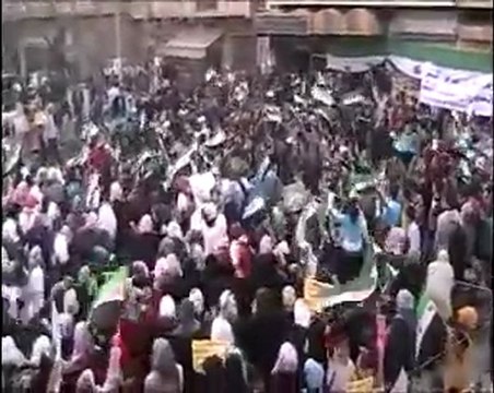 فري برس حمص حي الخالدية أربعاء سوريا الموحدة وطنناماتت قلوب الجيش راائعة 30 11 2011