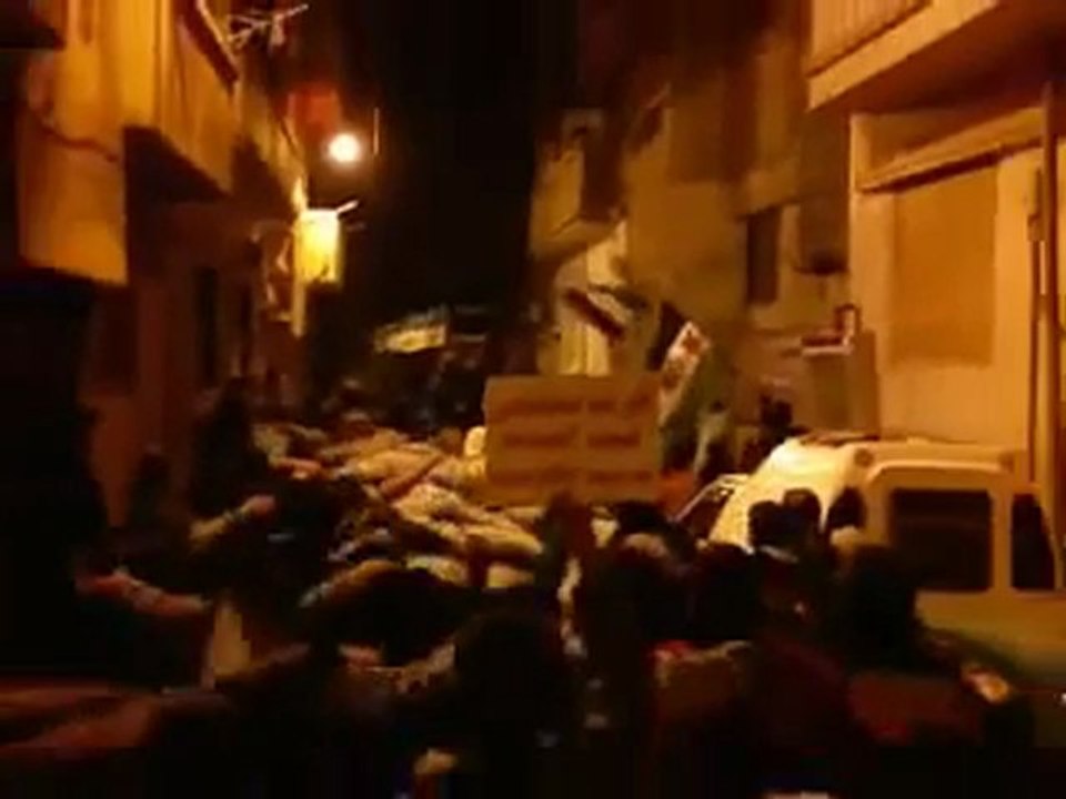 فري برس   حمص كرم الشامي مسائية الوفاء للشهيدة الحرة ابتسام السيوف إحدى حرائر الحي 30 11 2011