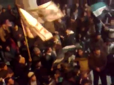 فري برس ادلب كفرومة مظاهرة مسائية نصرة لإدلب 1 12 2011